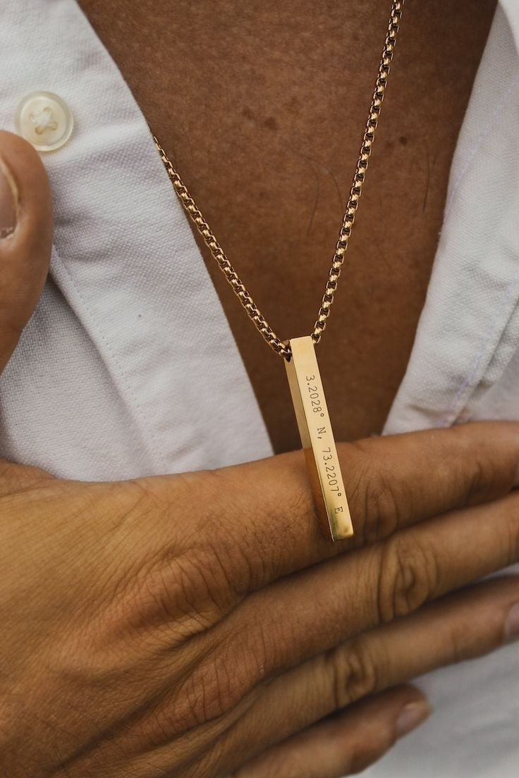 Collier homme